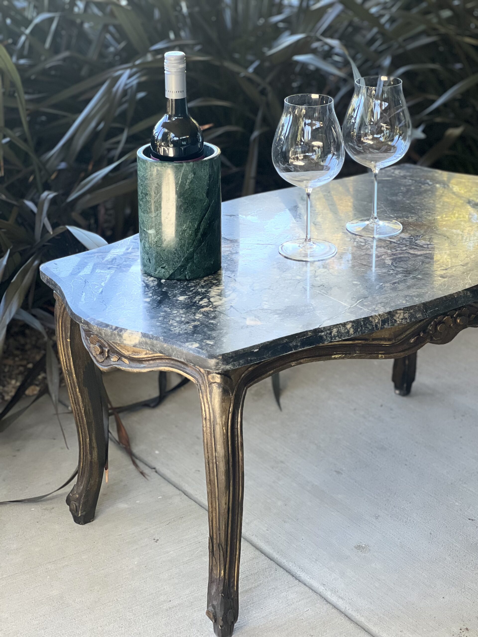 Black Marble Table