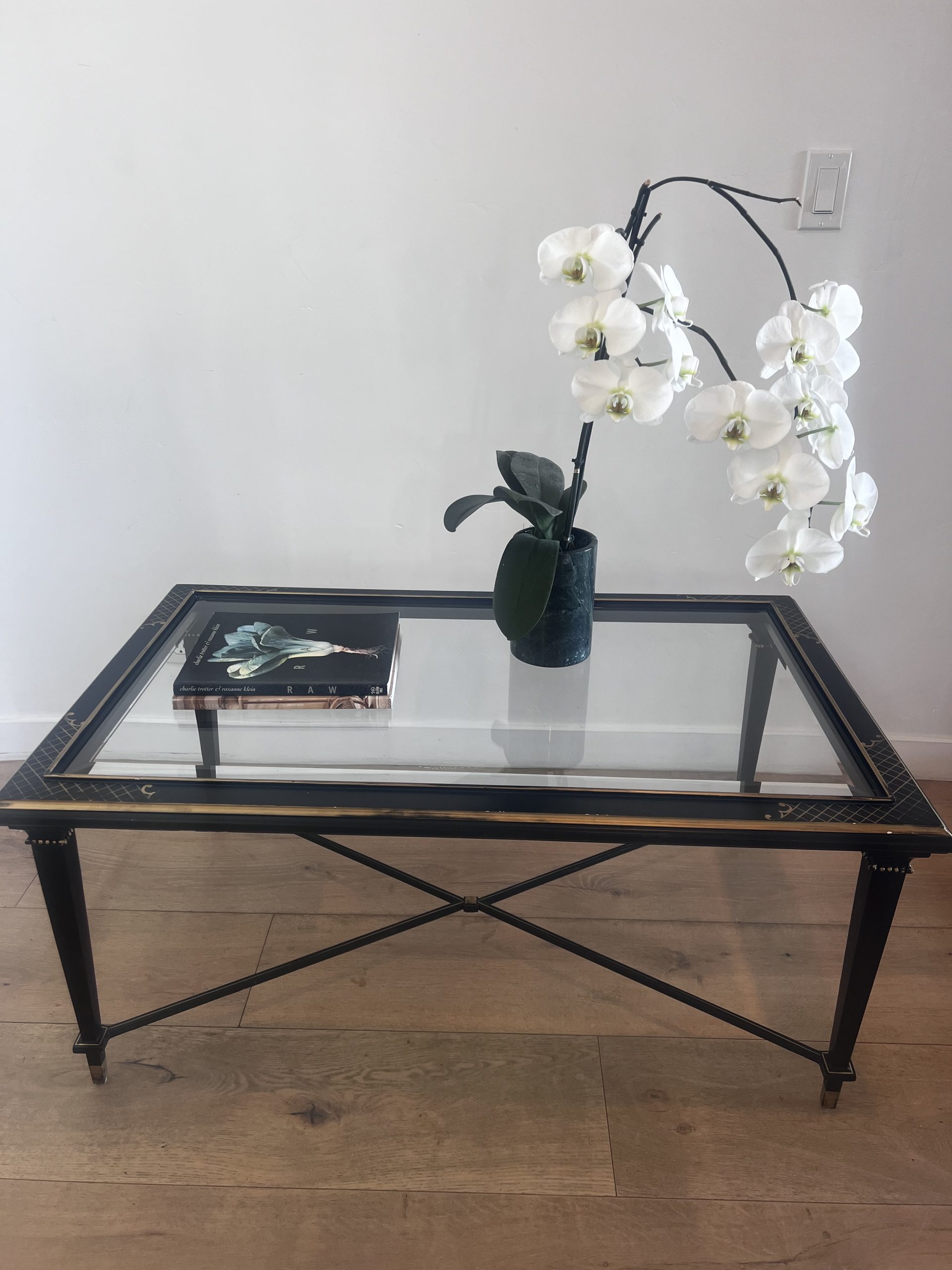 Neoclassical Style Cocktail Coffee Table